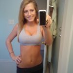 Tolle Figur Teen Selfie Spiegel Mit Top